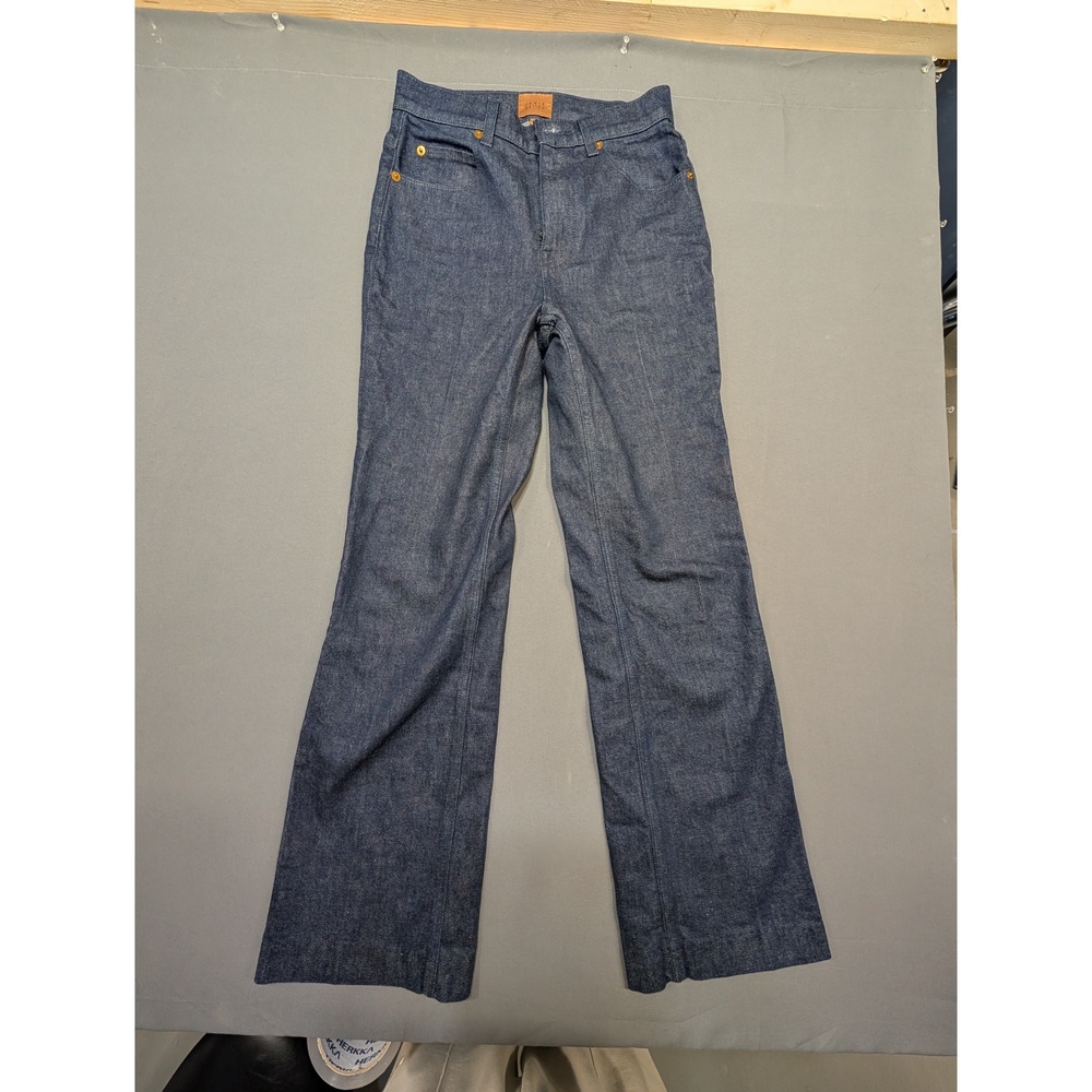 Jamie Haller Women's High-Rise Flare Jeans Dark Wash Size 26 Made USA